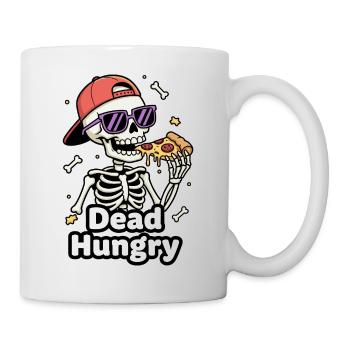 Dead Hungry Skeleton Pizza - Mug - white - Right