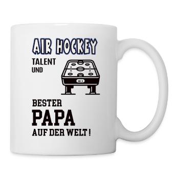 Air Hockey Player Air Hockey Dad Father Man - Mug - white - Right