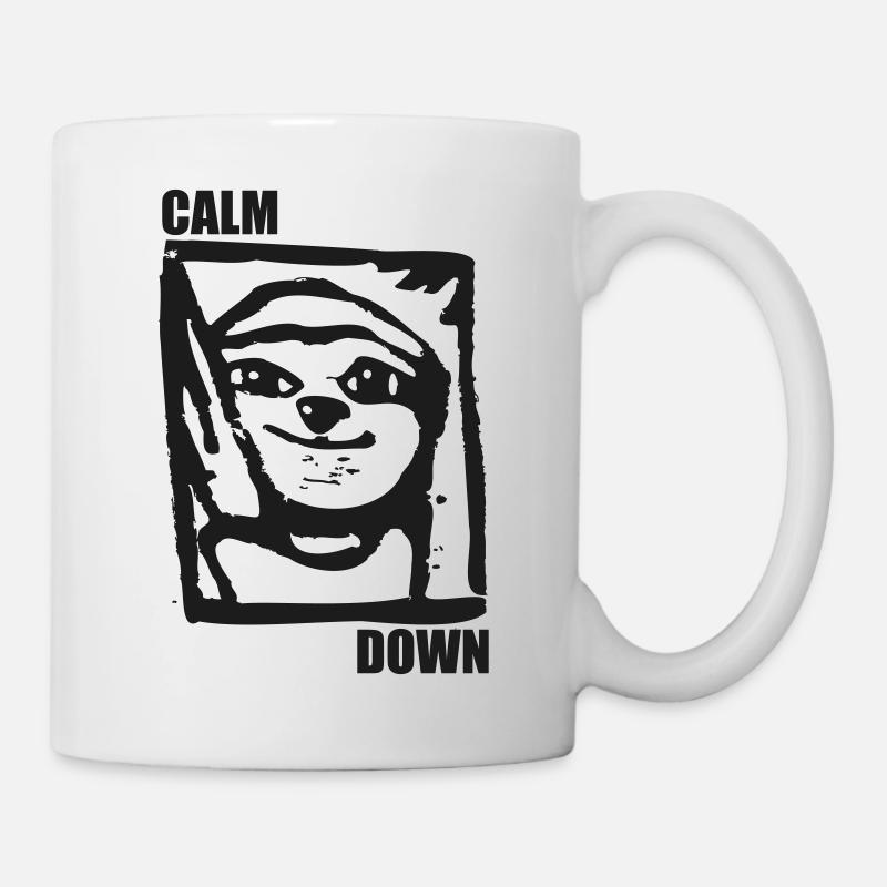CalmDown - Tasse - Weiß