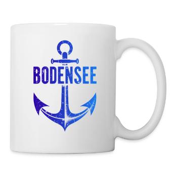 Anker Bodensee Urlaub Schiff - Tasse - Weiß - Rechts