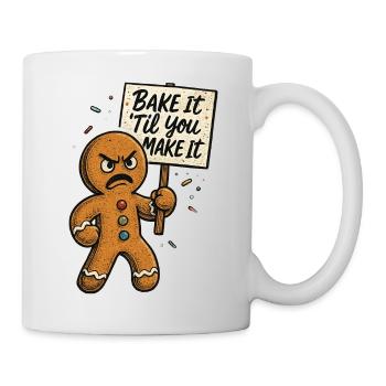 Funny gingerbread man - Christmas - Mug - white - Right