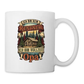 Pensioner Pension 2025 Colleague End Terrain Gift - Mug - white - Right