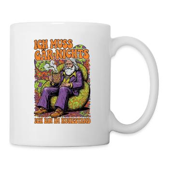 Grandpa Pension 2025 Grandson Gift Retirement Funny - Mug - white - Right
