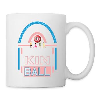 Kinball Jubiläum 10 Jahre Trainerin Spielerin - Tasse - Weiß - Rechts