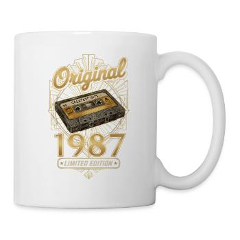 Vintage 1987 Cassette 38th Birthday 38er Retro - Mug blanc - blanc - Droite