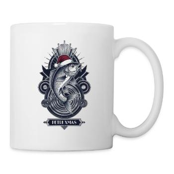 Pêcheur de Noël Petri Carpe de Noël - Mug blanc - blanc - Droite