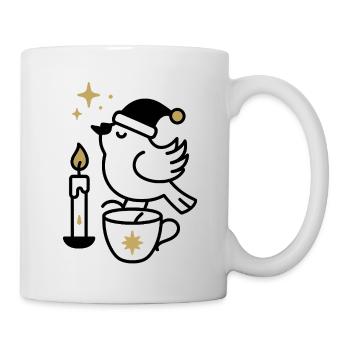Golden Shooting Star Night - Mug - white - Right