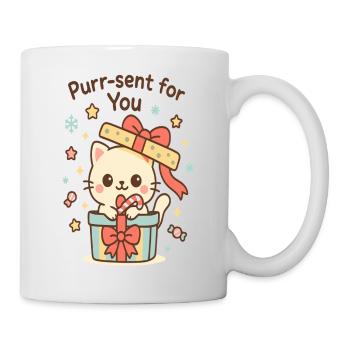 Purr-sent for You - Cat - Mug - white - Right