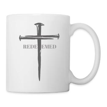 Redeemed Cross Emblem - Mug - white - Right