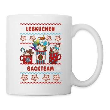 Équipe de Cuisson en pain d’épices Cuisson Unicorn Cuisson de Noël - Mug blanc - blanc - Droite