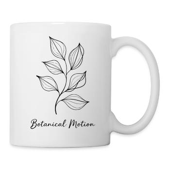 Botanical Motion – Bewegung der Natur - Tasse - Weiß - Rechts