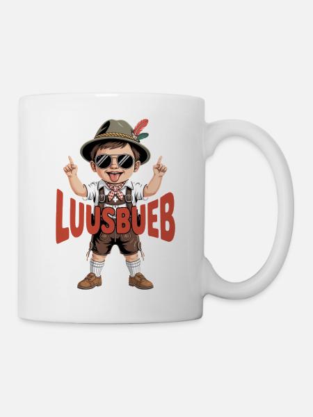 Luusbueb - Tasse - Weiß