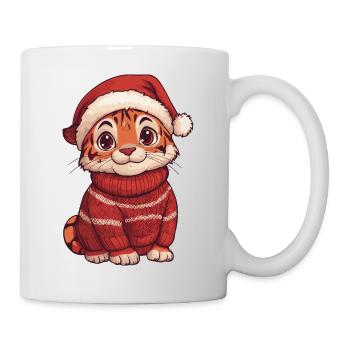 Noël du tigre - Mug blanc - blanc - Droite