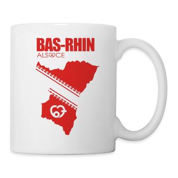 Bas-Rhin 67 - Mug - white - Right