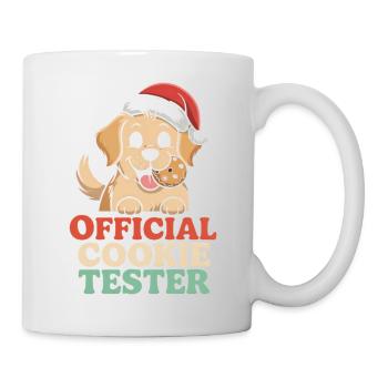 Chien de Noël Humour - Mug blanc - blanc - Droite