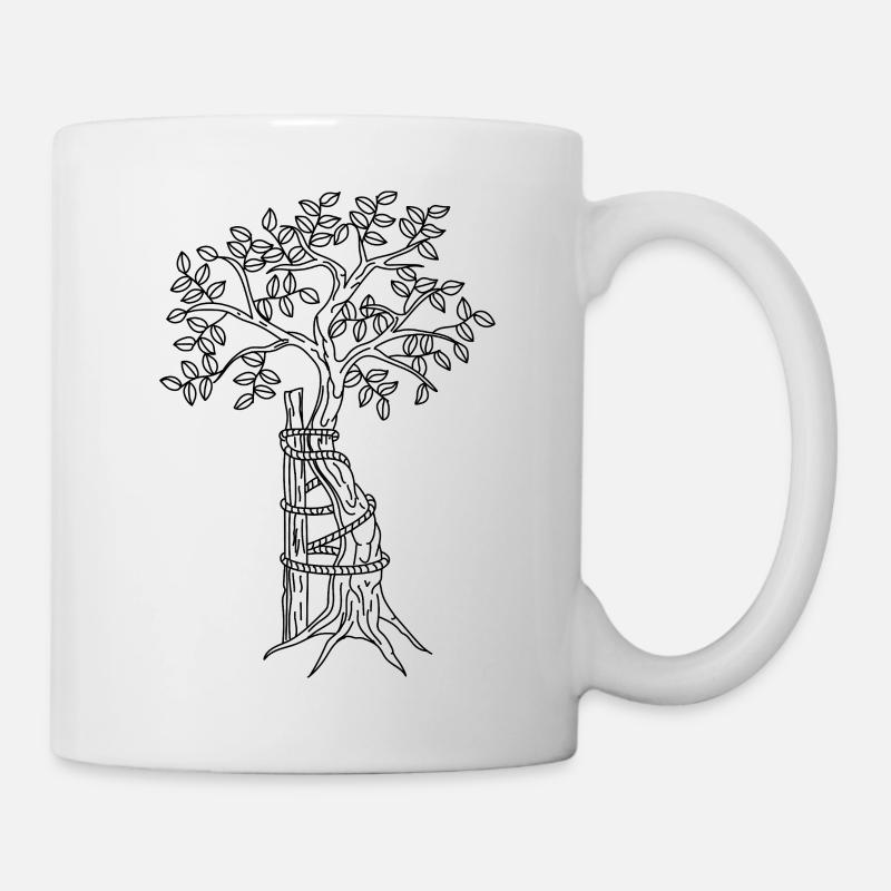 Tree by Andry – black - Mug - white
