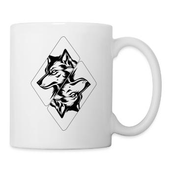 Wolf's Head - Mug - white - Right