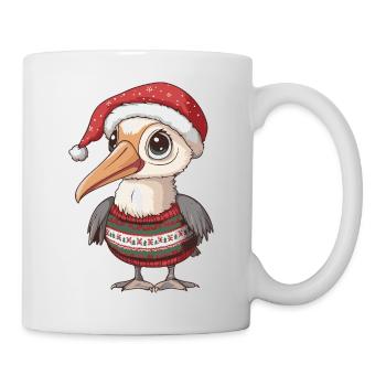 Pelikan Vogel Weihnachten - Tasse - Weiß - Rechts