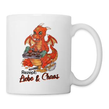 Funny Dragon Cookies Baking Christmas - Mug - white - Right