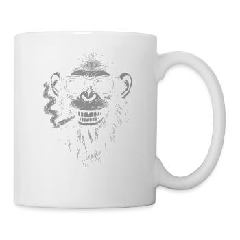 Monkey Funk Vibes - Tasse - Weiß - Rechts