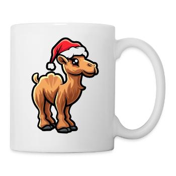 Kamel Weihnachten - Tasse - Weiß - Rechts