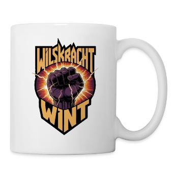 Willpower wins - Mug - white - Right
