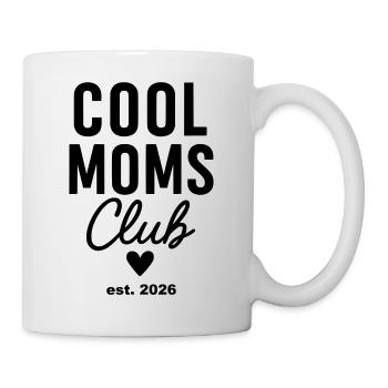 Cool Moms Club 2026 – For expectant/new moms - Mug - white - Right
