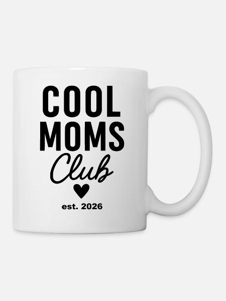 Cool Moms Club 2026 – For expectant/new moms - Mug - white