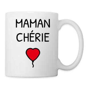 Maman Chérie – Muttertag - Tasse - Weiß - Rechts