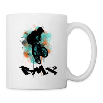BMX Bike - Tasse - Weiß - Rechts