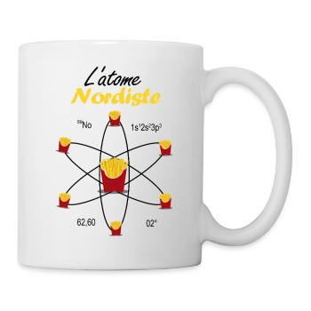Nördliches Atom Geschenk Ch'ti Science Pride Emblem - Tasse - Weiß - Rechts