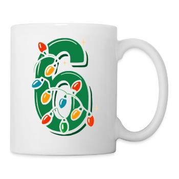 Fun 67 Number 6-7 6 7 Matching Christmas Six You - Mug - white - Right