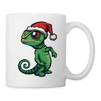 Noël caméléon - Mug blanc - blanc - Droite