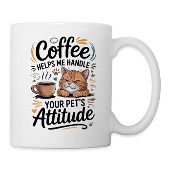 Funny vet med vet tech veterinarian gifts  - Mug - white - Right
