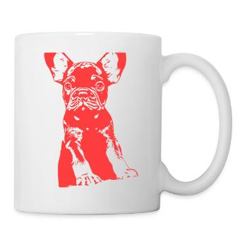 Bouledogue - Mug blanc - blanc - Droite