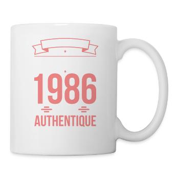 40-jähriges Jubiläum – Original – Januar 1986 - Tasse - Weiß - Rechts