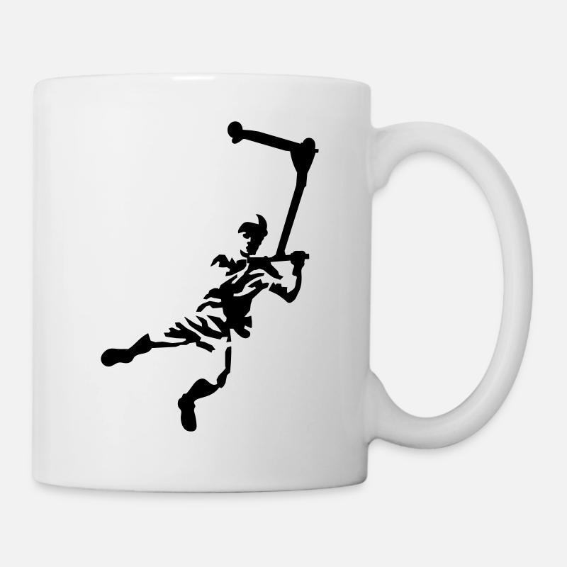Kick scooter - Tasse - Weiß
