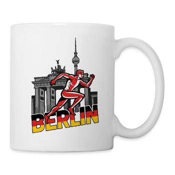 Berlin sprint runner - Mug - white - Right