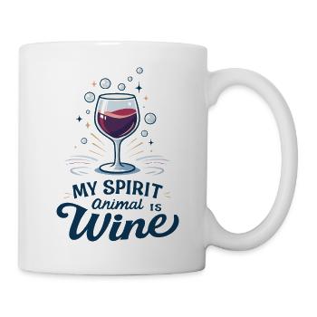 Spirit Animal is Wine - Mug - white - Right