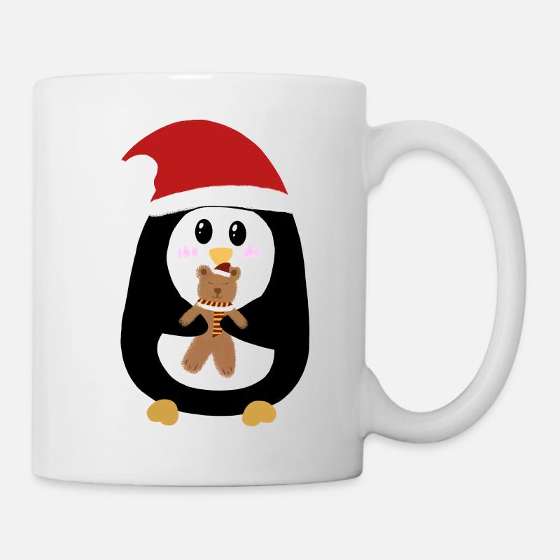 The Little Christmas Penguin - Mug - white
