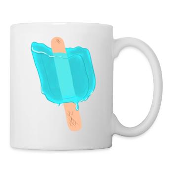 Blue popsicles - Mug - white - Right