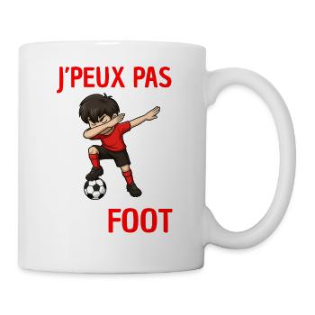 Ich kann nicht, Football Boys - Tasse - Weiß - Rechts