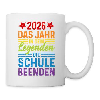 2026 The Year Legends Finish School - Mug - white - Right
