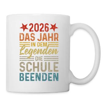 2026 The Year Legends Finish School - Mug - white - Right