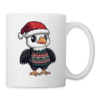 Adler Weihnachten Xmas - Tasse - Weiß - Rechts