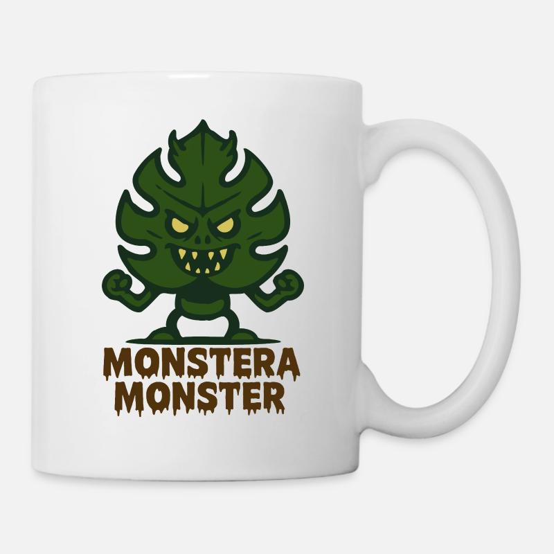 Monstera Monster - Mug blanc - blanc