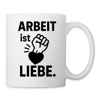 work love motivation - Mug - white - Right
