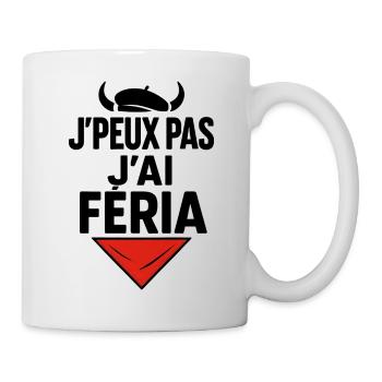 Ich kann nicht, Feria - Tasse - Weiß - Rechts