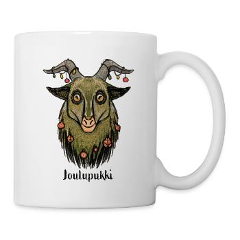 Joulupukki - Figurine d’art populaire finlandais - Mug blanc - blanc - Droite