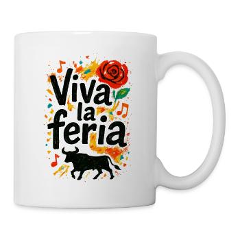 Viva la feria – Baskische Traditionen - Tasse - Weiß - Rechts